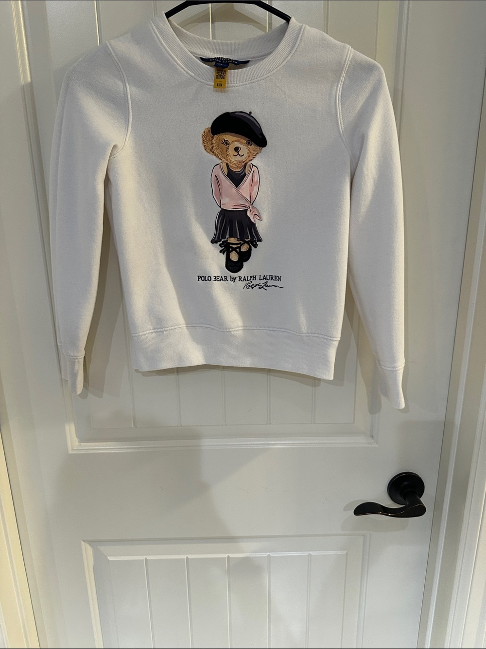 Ralph Lauren polo bear sweatshirt size medium 8-10